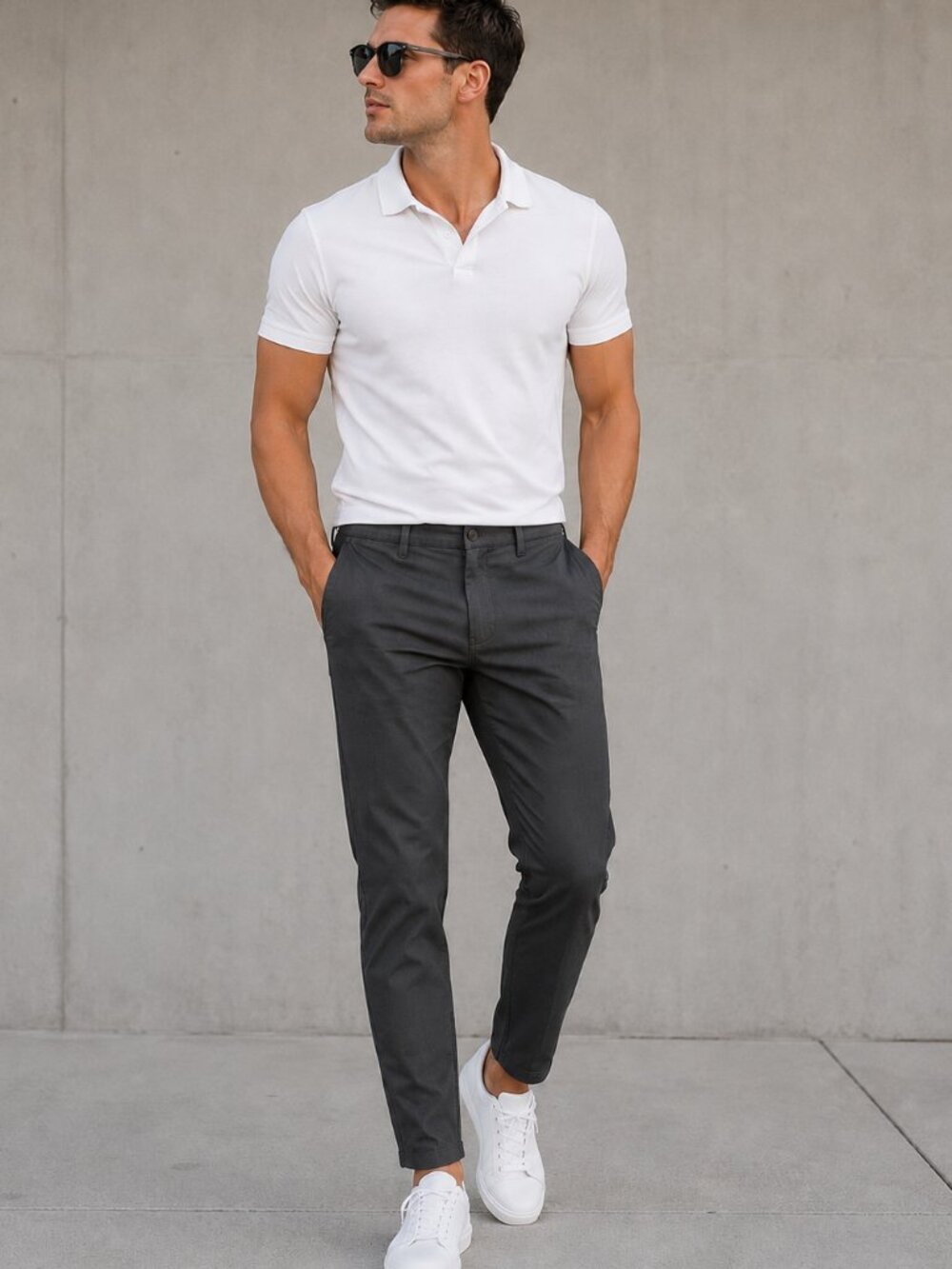 Lululemon Commission Slim Fit Chino Pants Dark Gray Zip Pocket 30 Golf Travel